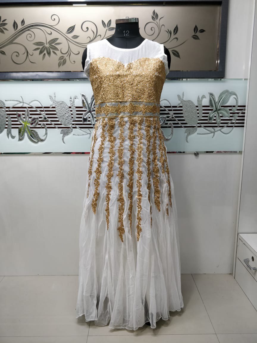 Heavy Designer Net Long Kurti Bust Size: 40 Centimeter (Cm)