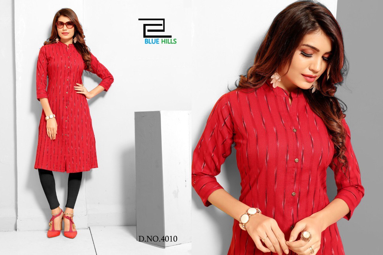 Cotton Printed Kurti Bust Size: 40 Centimeter (Cm)