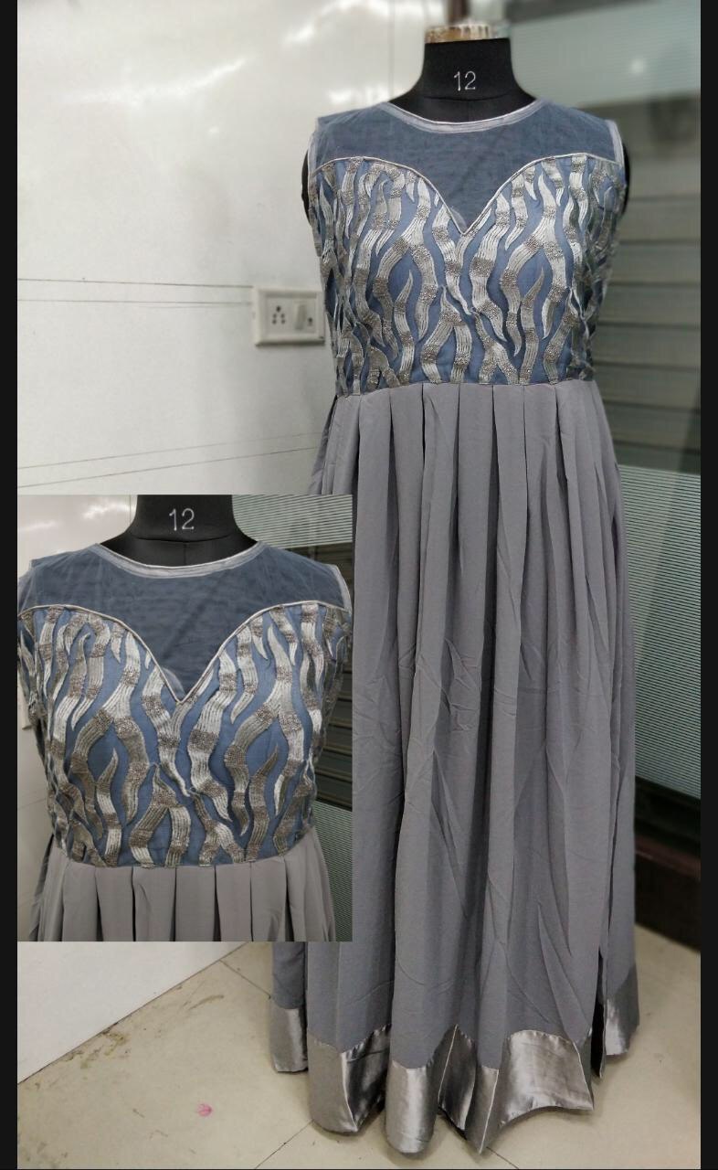 Fancy Georgette Long Kurti Bust Size: 40 Centimeter (Cm)