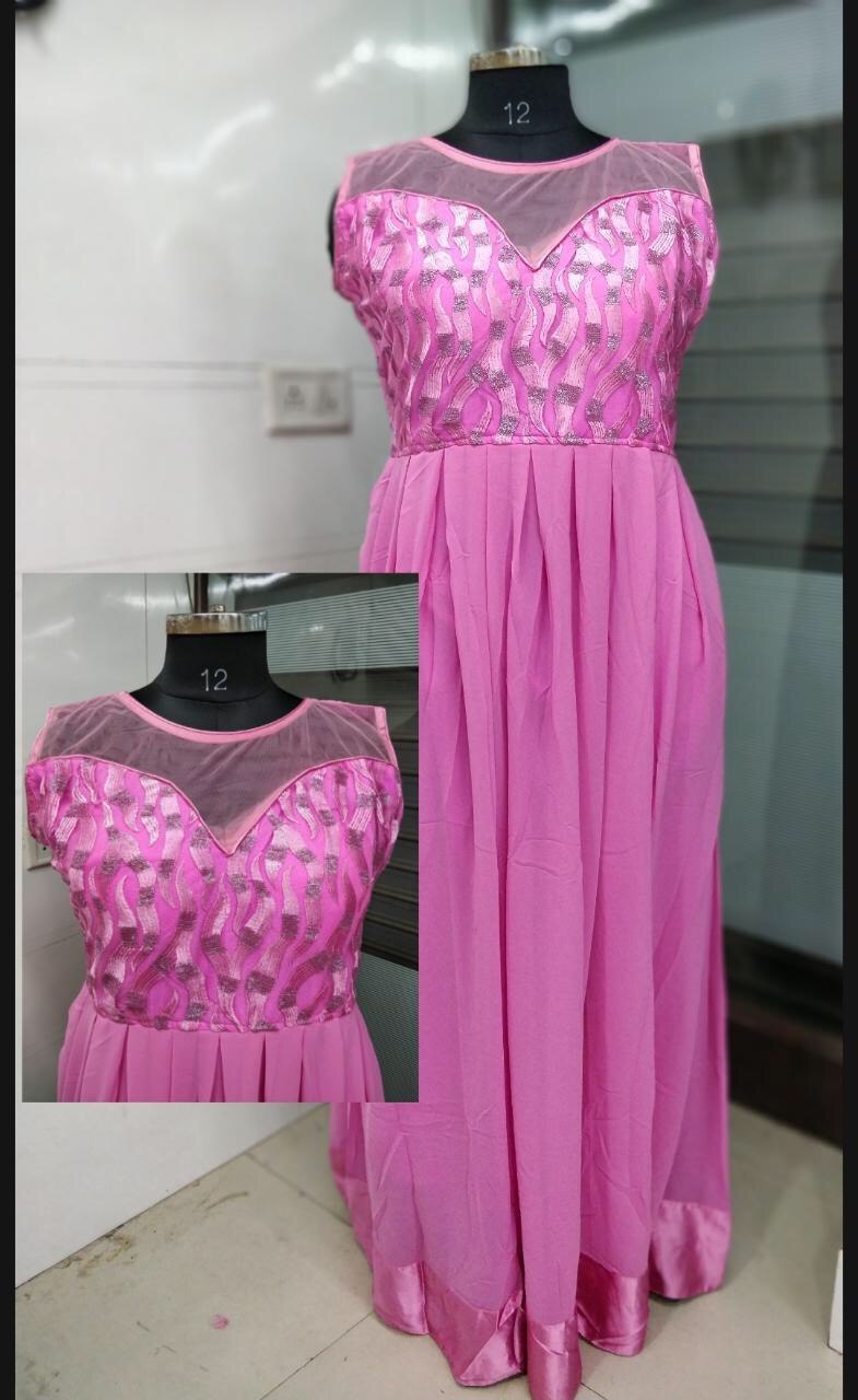 Fancy Georgette Long Kurti Bust Size: 40 Centimeter (Cm)
