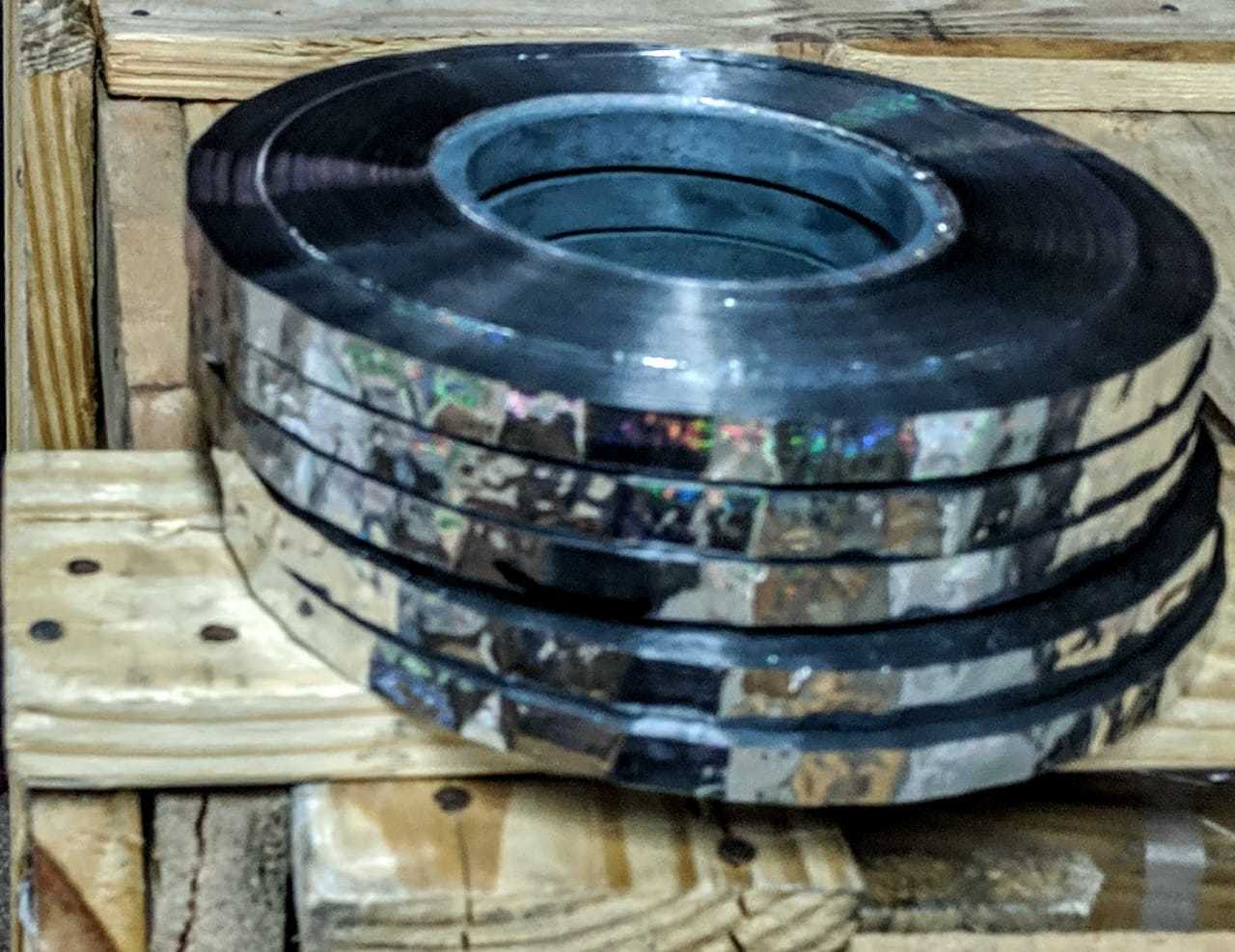 Holographic Bopp/pet Security Tapes - 8mm To 12mm Width, 500 Meter Rolls, 23 Micron Thickness | Customized Colors, Anti-counterfeit, Moisture Proof, Waterproof, Self-adhesive, Holographic Patterns