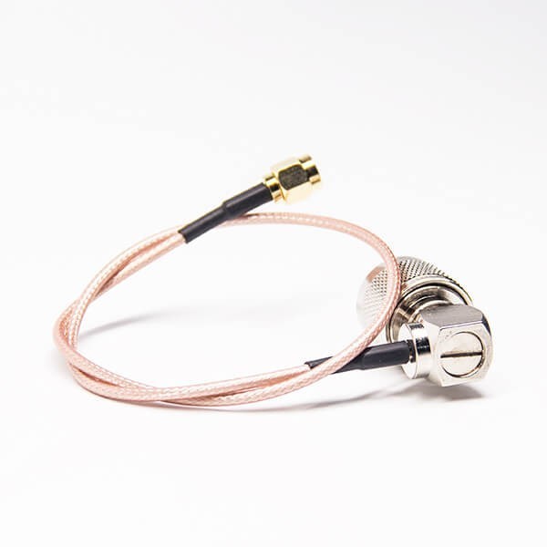 N Type Coaxial Cable Right Angled Male To Sma Straight Male