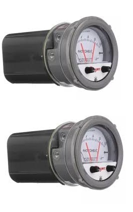 Dwyer A3000-1.5kpa Photohelic Pressure Switch Gauge Range 0-1.5 Kpa Diameter: 4" (101.6 Mm) Dial Face 5 X 8a " (127 X 209.55 Mm)