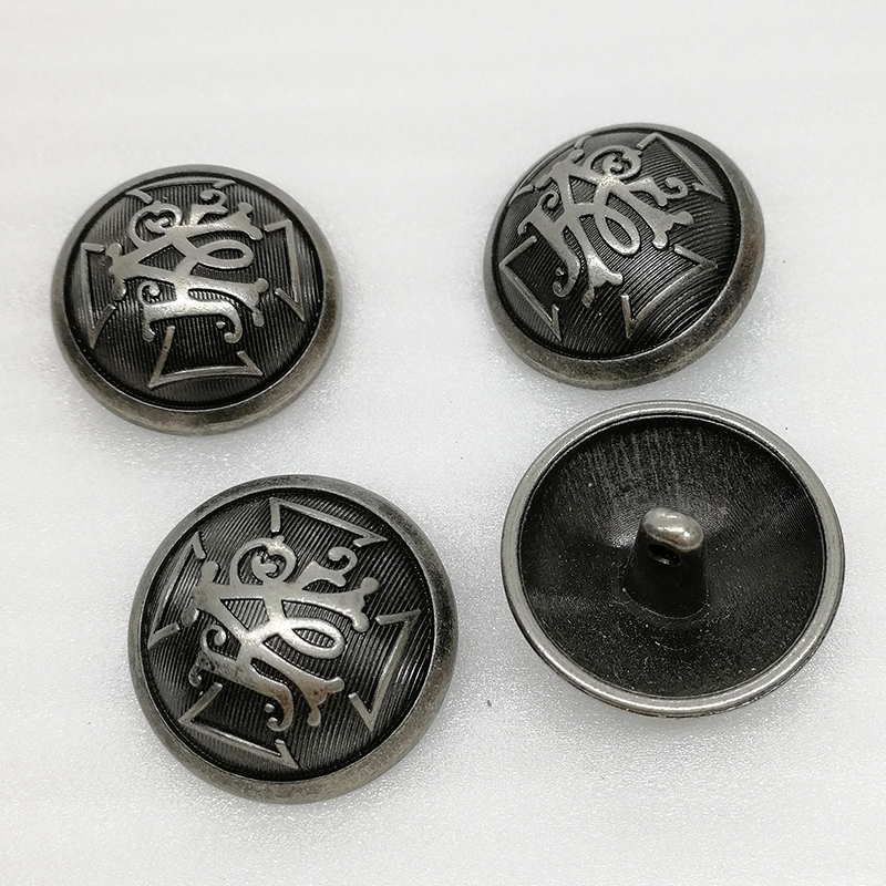 Color Matching (As Per Your Requestment ) 27mm High Quality Retro Custom Design Alloy Metal Sewing Button For Clothing Accessories/coat Hd423-19