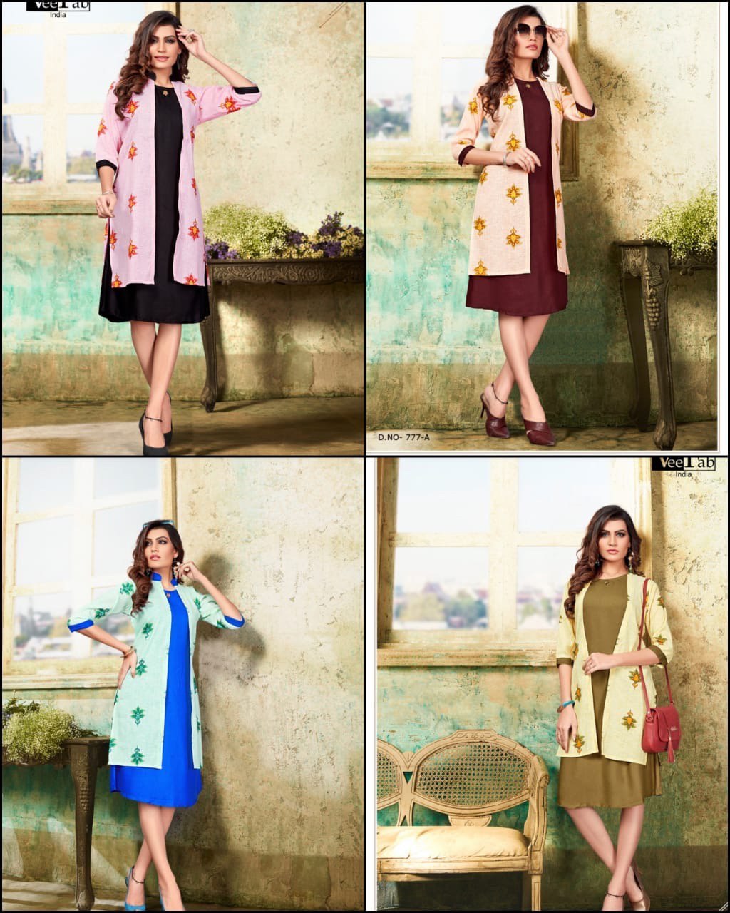 Fancy Shrug Type Kurti Bust Size: 40 Centimeter (Cm)