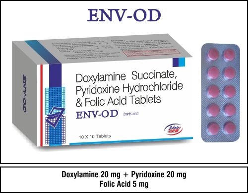 Doxylamine + Pyridoxine + Folic Tablets