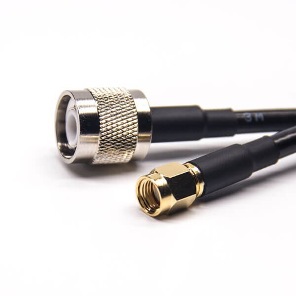 Tnc Male Connector 180 Degree To Sma Male Straight Coaxial Cable With Rg223 Rg58