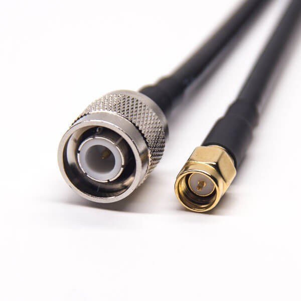 Tnc Male Connector 180 Degree To Sma Male Straight Coaxial Cable With Rg223 Rg58