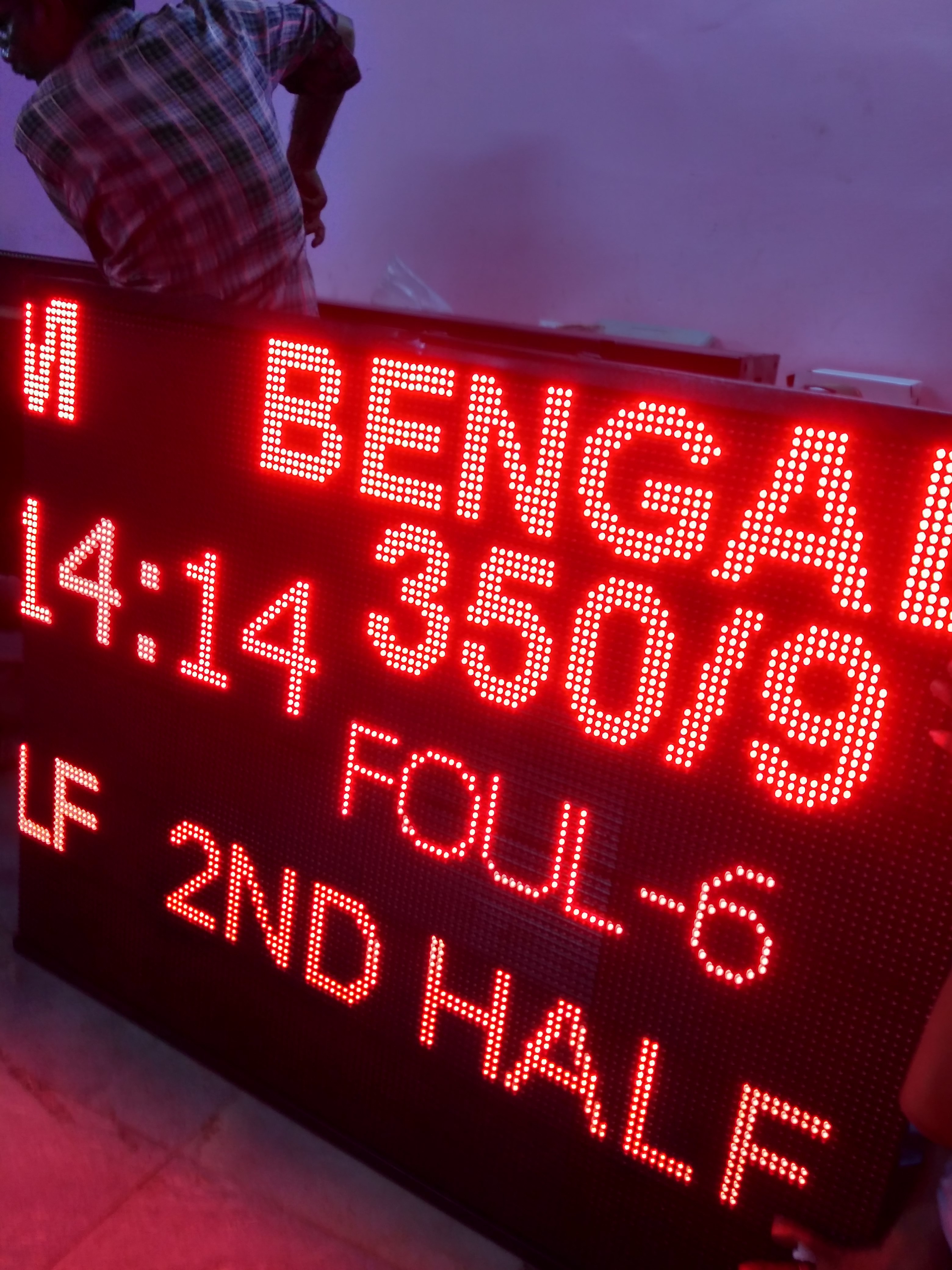 Led Display Sign Body Material: Mild Steel