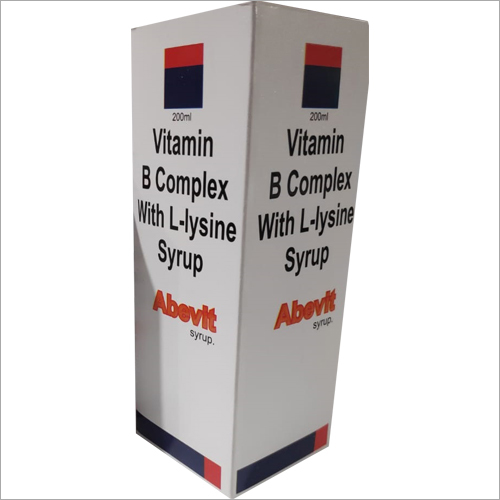 एल-आईसिन सिरप के साथ 200 एमएल विटामिन बी कॉम्प्लेक्स