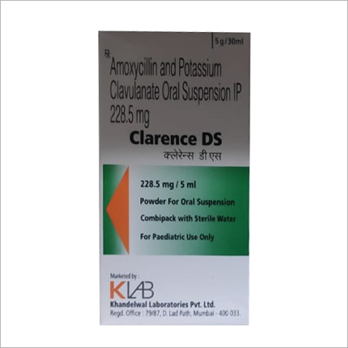 एमोक्सिसिलिन और पोटेशियम क्लैवुलनेट ओरल सस्पेंशन आईपी