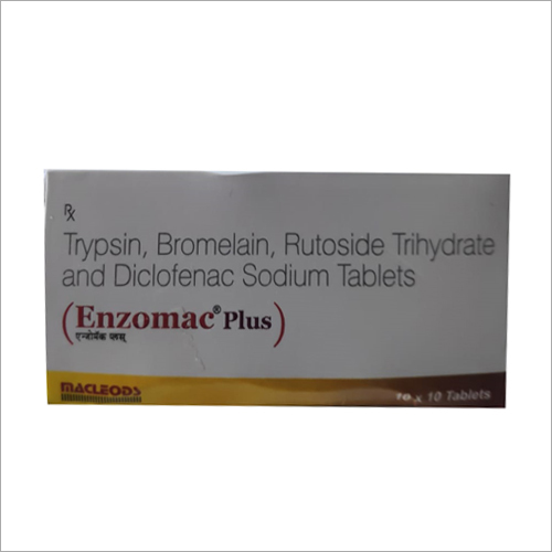 Trypsin Bromelain Rutoside Trihydrate And Diclofenac Sodium Tablets General Medicines