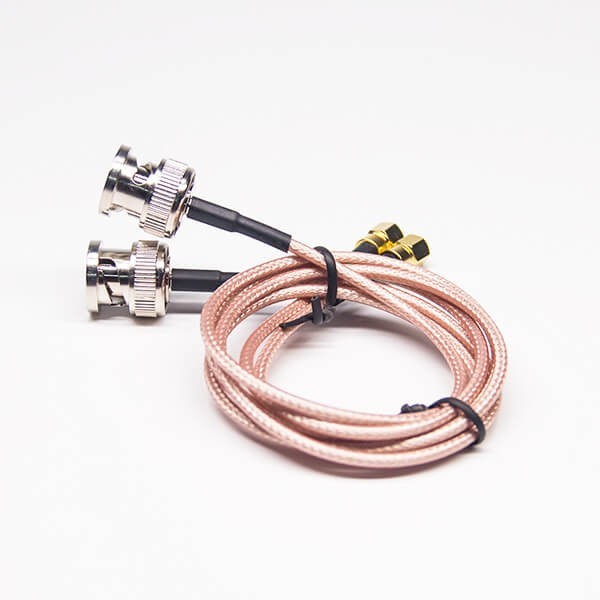 Bnc To Cable Adapter With Smc Male Rg316 Assembly 50cm