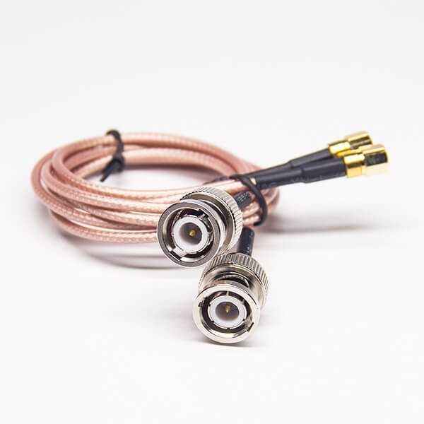 Bnc To Cable Adapter With Smc Male Rg316 Assembly 50cm