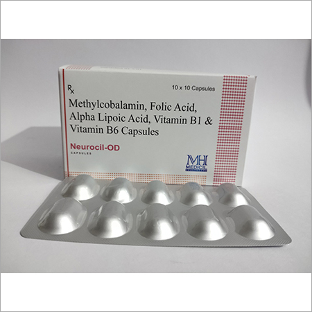 मिथाइलकोबालामिन + एला + थायमिन + पाइरिडोक्सिन + फोलिक एसिड (न्यूरोसिल ओडी)