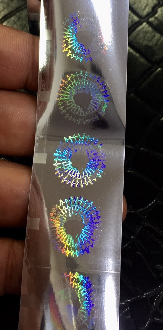 Custom Holo Tapes - Pe & Pet Material 5-25mm Width 13-36 Micron Thickness | Multi-color Holographic Graphics Void/non-tamper Options High Resistance To Humidity And Chemicals