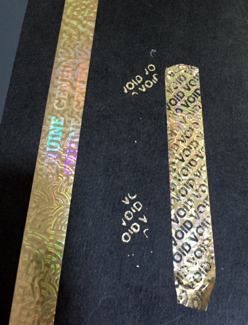 Custom Holo Tapes - Pe & Pet Material 5-25mm Width 13-36 Micron Thickness | Multi-color Holographic Graphics Void/non-tamper Options High Resistance To Humidity And Chemicals