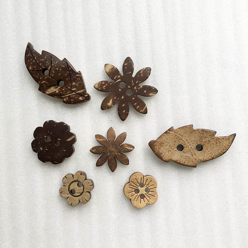 Round Natural Button Eco-friendly Coconut Button Hd00c1