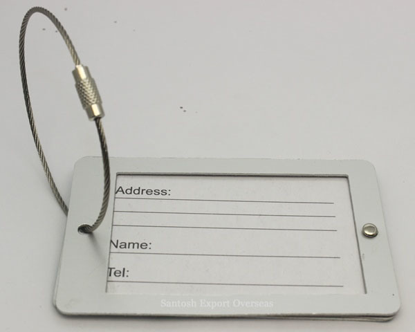 Metal Luggage Tags - Aluminum