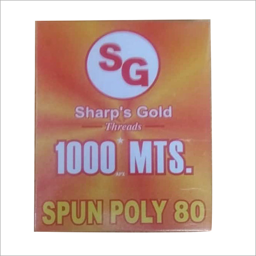 Spun Polyester Thread - 1000 Meter Length, Eco-friendly, High Tenacity, Quick Dry, Available In Over 500 Colors