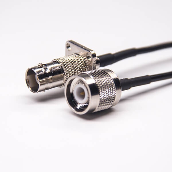 Tnc Straight Plug To Bnc Female Flange Mount Rf Coaxial Cable