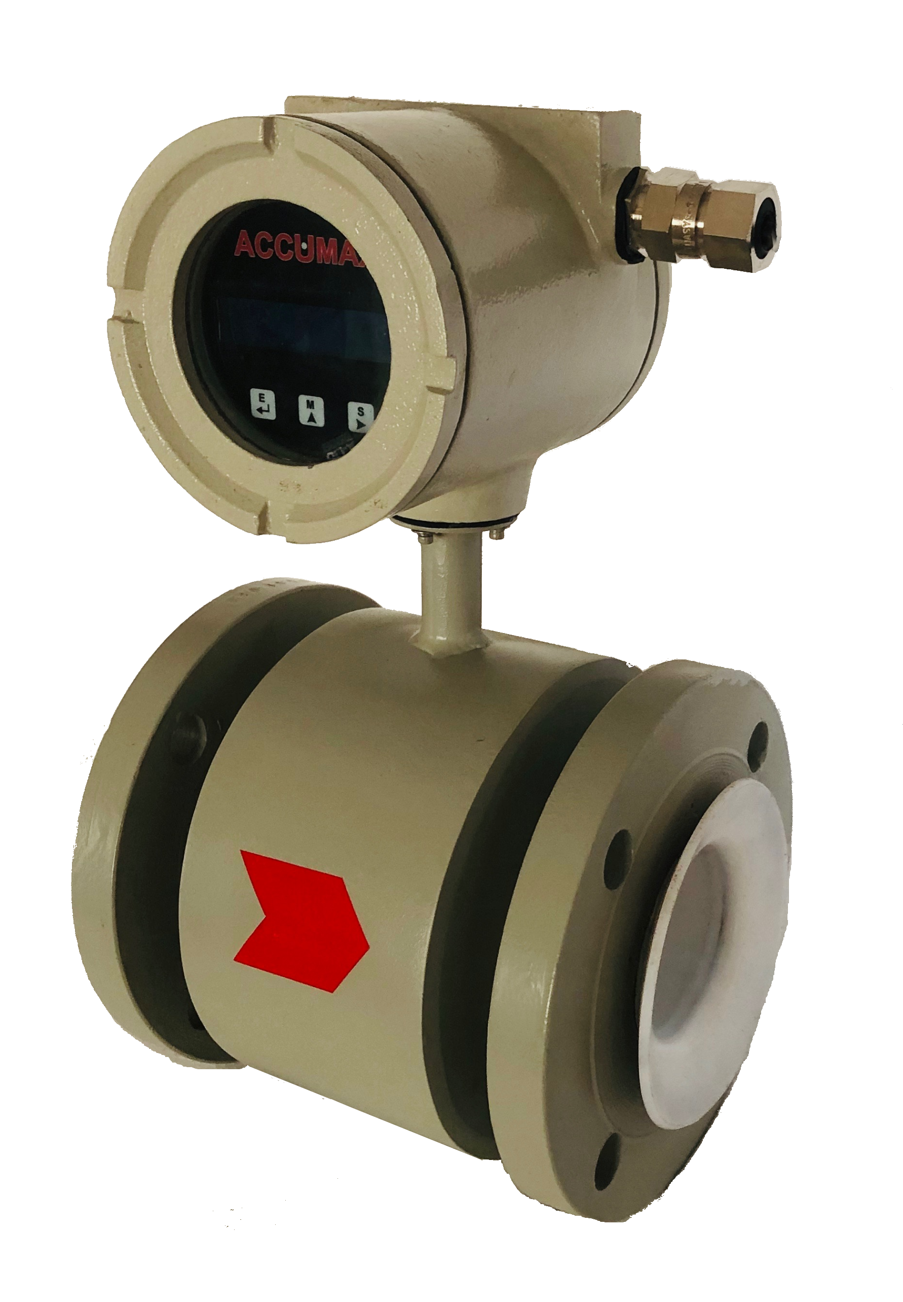 White Accumax Flow Meter