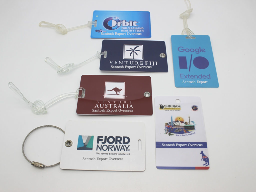 Luggage Tag - Aluminum, 90x60mm, All Colors | Handcrafted Design, Customized Attachments For Enhanced Brand Visibility And Promotion