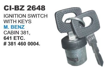 Ignition Switch with Keys M Benz - 4 Wheeler Compatibility, Warranty Included | Reliable Functionality for Enhanced Vehicle Performance
