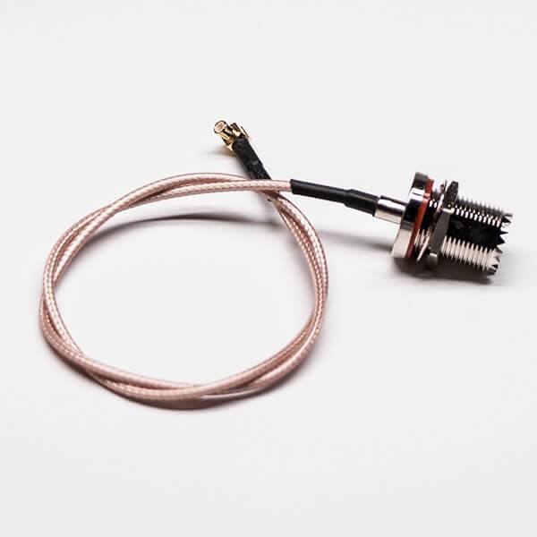 Coaxial Cable Types Uhf Bulkhead Female To Straight Mcx Male Cable Assembly Crimp