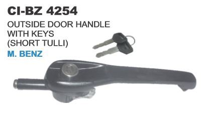 Outside Door Handle with Keys - Durable Metal Construction | Designed for 4-Wheeler Vehicles, Includes Warranty for Peace of Mind