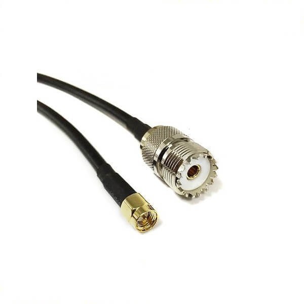 Sma Jumper Cable Lmr200 Pigtail Low Loss Cable To Uhf So-239 Female 100cm