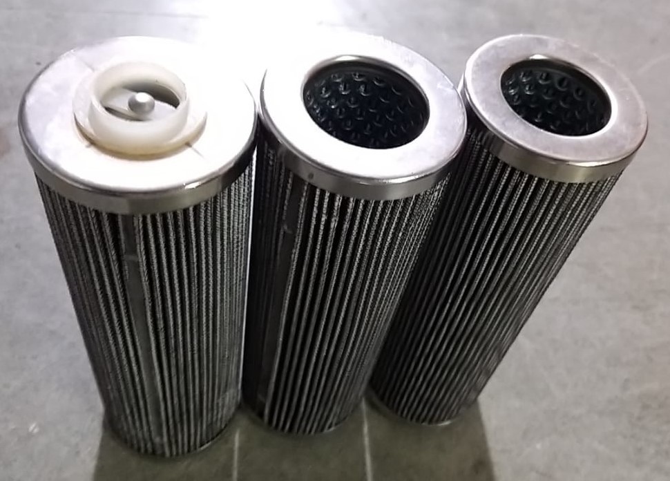 Hydraulic Liquid Filter - Synthetic And Stainless Steel Wire Mesh, 42x40x50 Cm, Green, High Temperature Resistance Up To 200°c, Bypass Arrangement For Oil Filtration