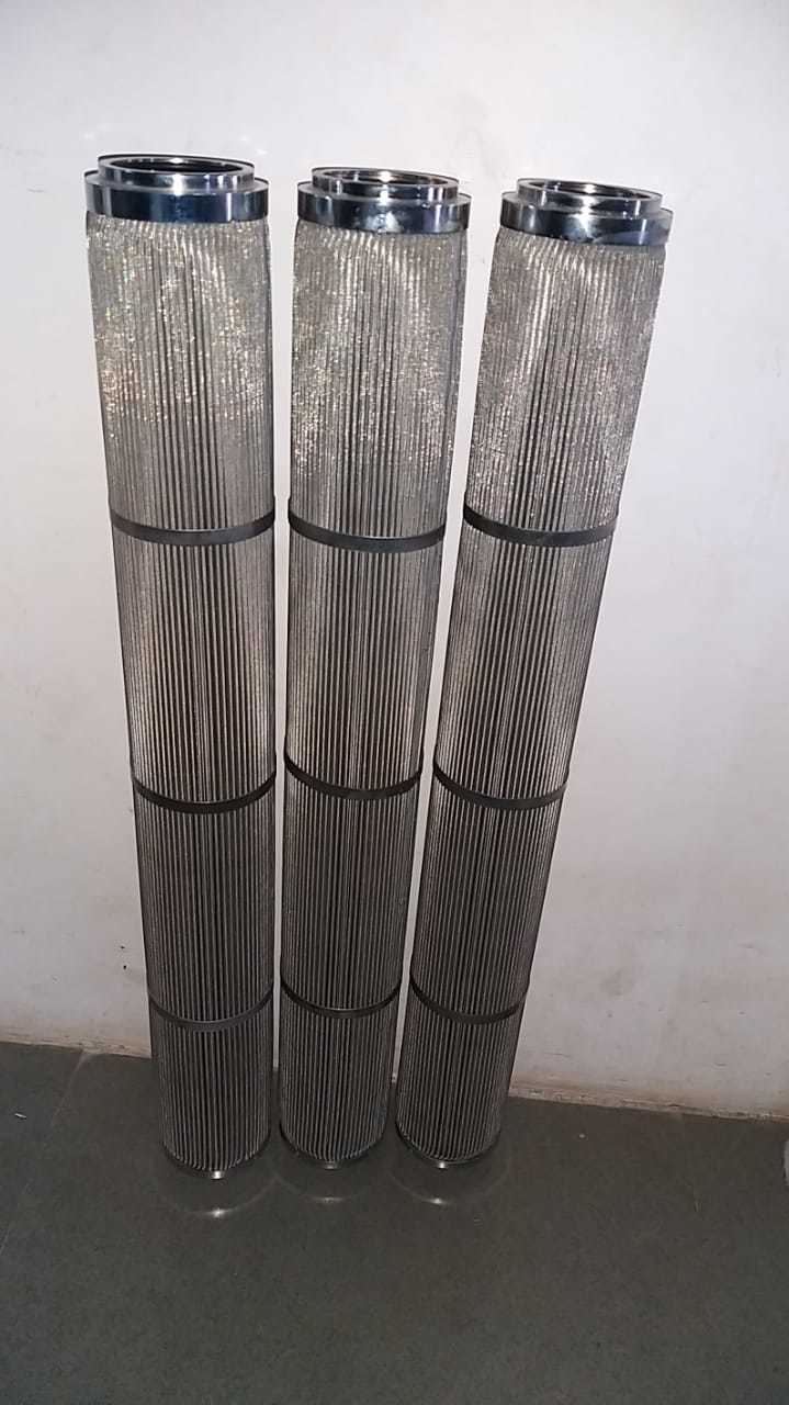 Hydraulic Liquid Filter - Synthetic And Stainless Steel Wire Mesh, 42x40x50 Cm, Green, High Temperature Resistance Up To 200°c, Bypass Arrangement For Oil Filtration