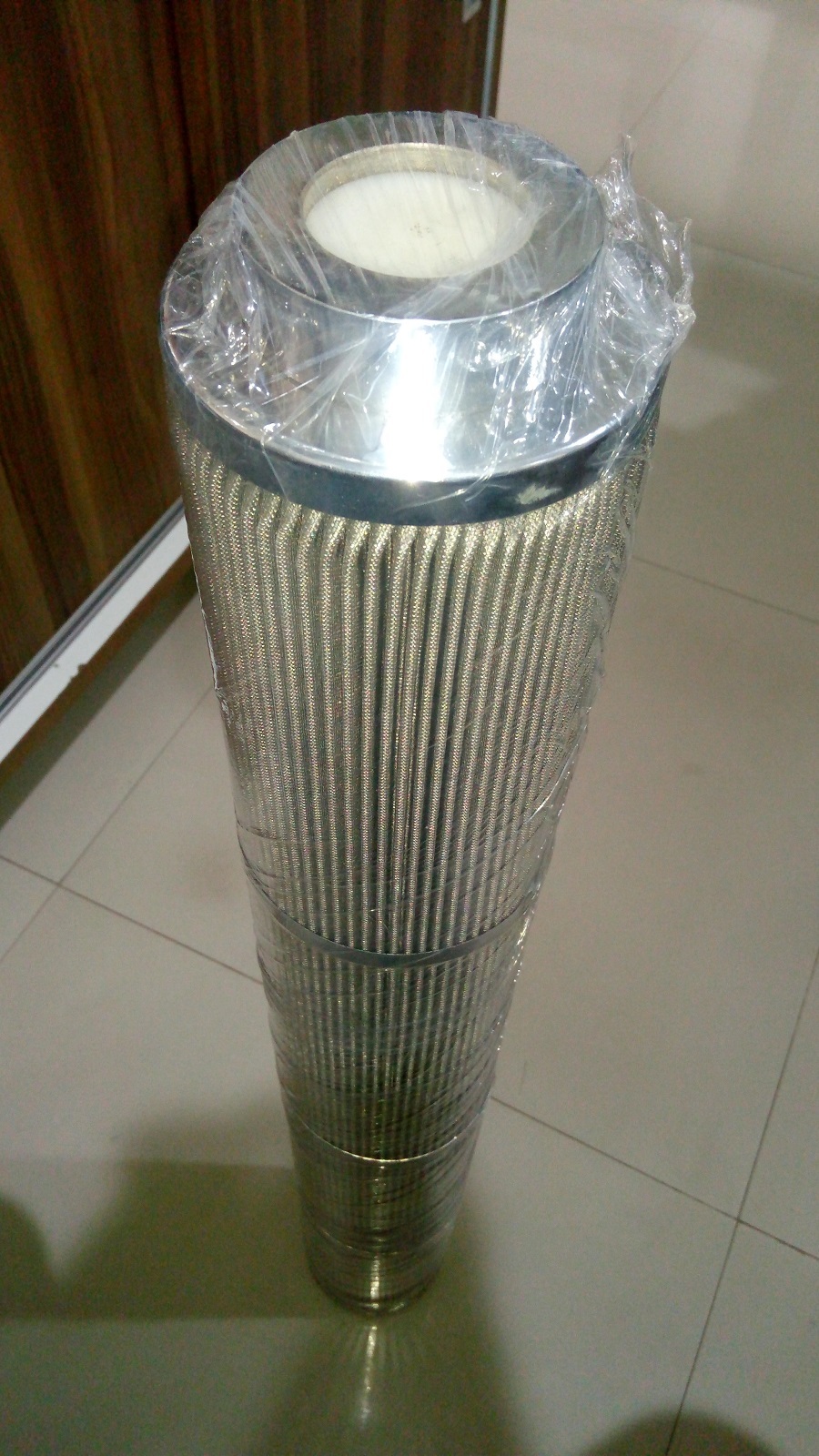 Hydraulic Liquid Filter - Synthetic And Stainless Steel Wire Mesh, 42x40x50 Cm, Green, High Temperature Resistance Up To 200°c, Bypass Arrangement For Oil Filtration