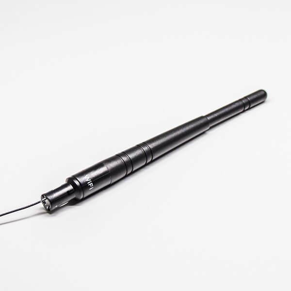 2.4g 3dbi Wi-fi Antenna Ipex Black Outdoor L 100mm For Panel Mount