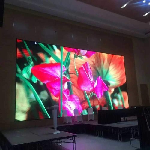 Indoor Led Display Video Wall - Mild Steel, 500x500mm Cabinet Size, Full Color, 240v Input | Smd 2121, 120â° View Angle, Ip67 Rating, 3000 Cd/m Brightness