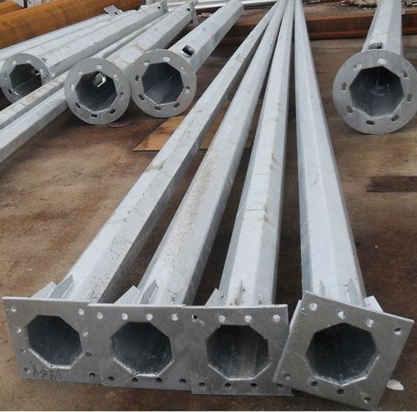 Sliver Octagonal Poles