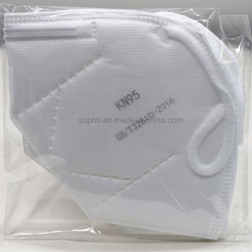 KN95 Face Mask - Melt Blown Fabric, Standard Size, White Color | Suitable for Hospital and Household Use, Anti-Allergic Features