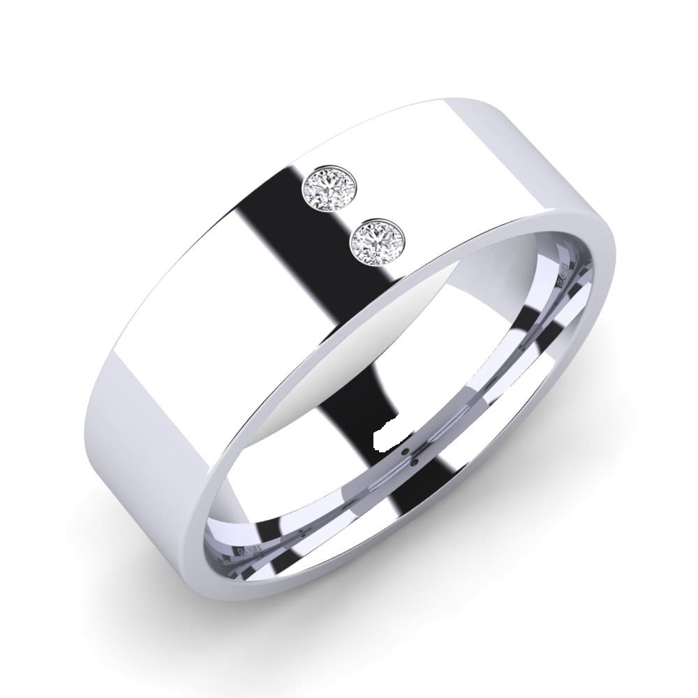 Two Stone Solitaire Ring Gender: Men