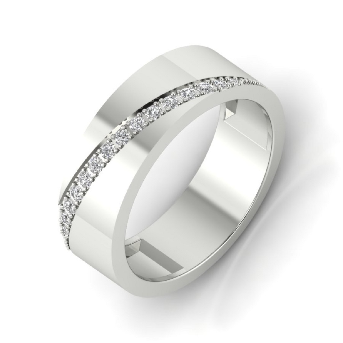 Party Studded Men Silver Rings