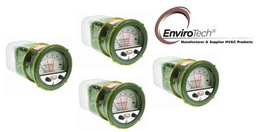 Dwyer A3000-10kpa Photohelic Pressure Switch Gauge Range 0-10 Kpa.