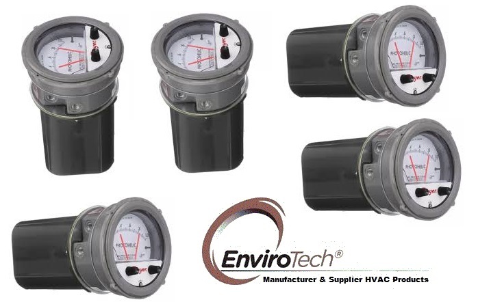 Dwyer A3000-10mm Photohelic Pressure Switch Gauge Range 0-10 Mm W.c.