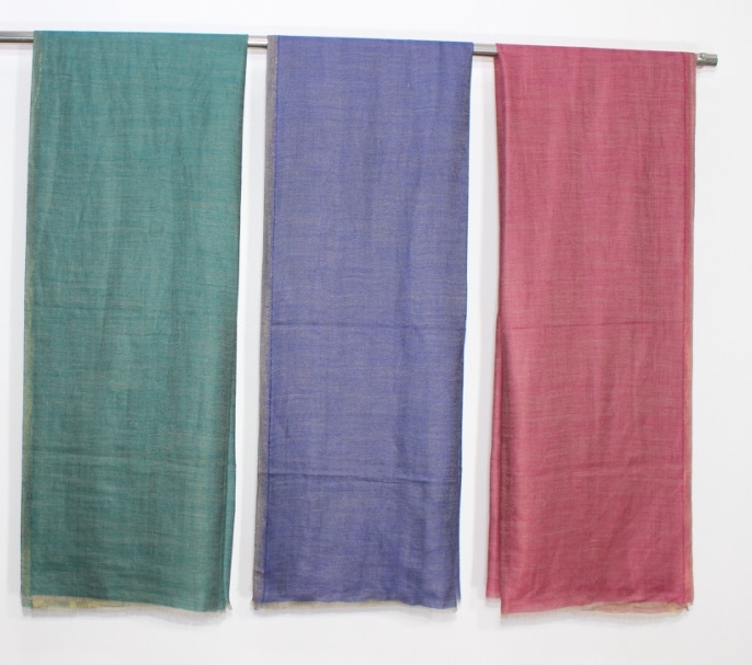 All Color Pashmina Zari Reversable Stole