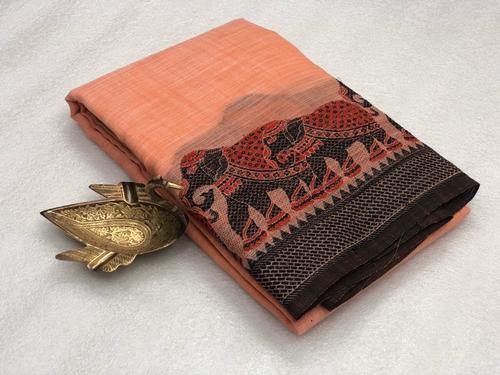 Multi Super Linen Saree