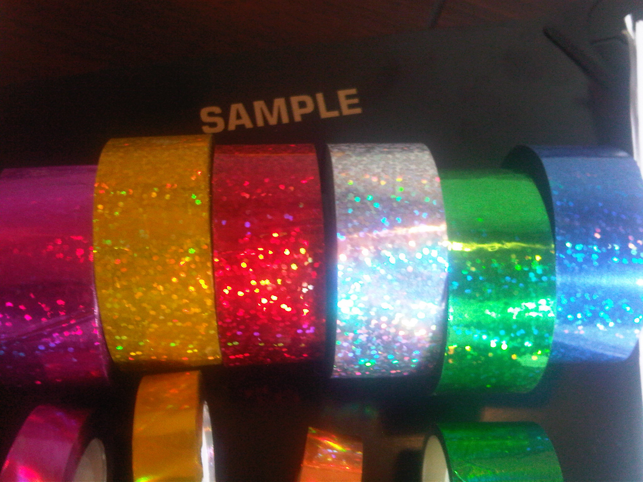 Holographic Self Adhesive Sequins Tapes Length: 12-100 Meter (M)