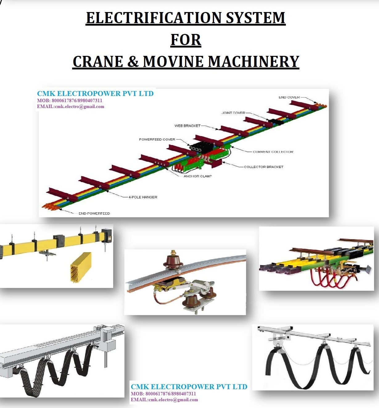 Dsl Busbar System - Durable Electrical Power Distribution Solution | 4.5m Length, 440v Rated Voltage, Ip54 Protection, Corrosion Resistant, Ideal For Eot Cranes And Material Handling Equipment