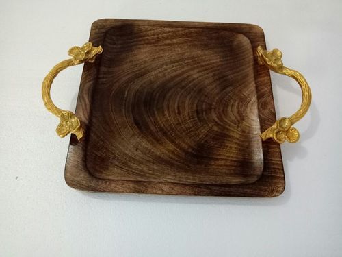 Square Wooden Platter