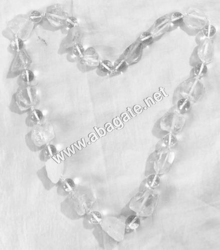 Clear Quartz Necklace Grade: Good Quality
