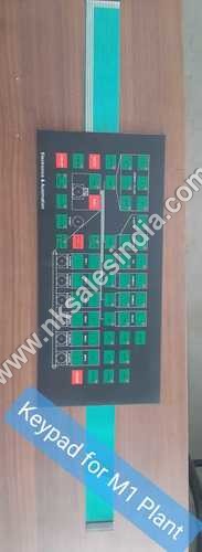 Keypad for Batching Plant - Paper Material, 250 x 250 mm Size, Black Color | Good Quality, Manual Power Source, 1 Year Warranty