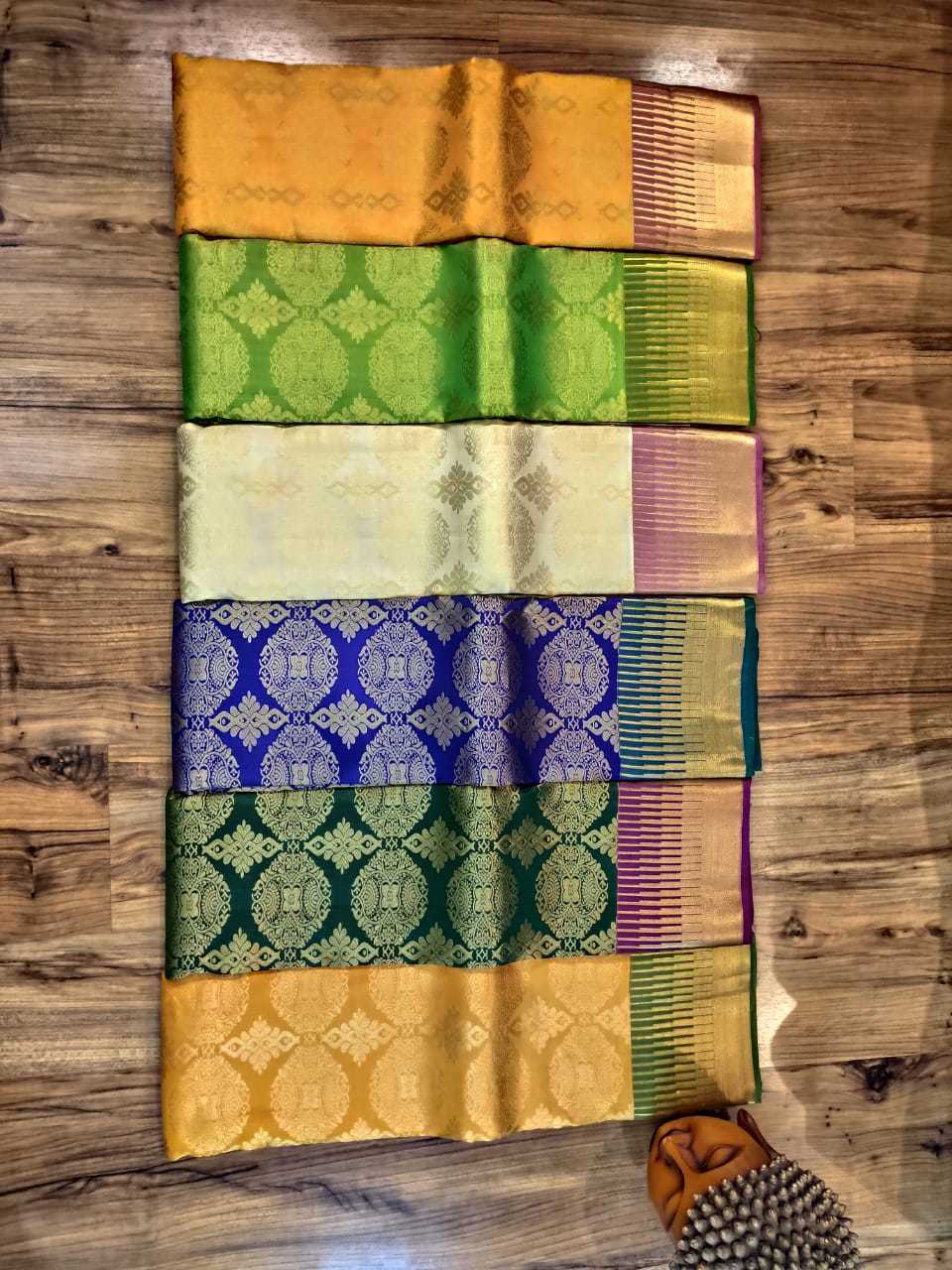 Blue Pure Silk Wedding Saree